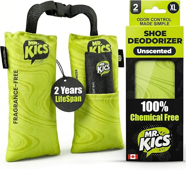 Shoe Deodorizer Insert (XL 2-Pack)